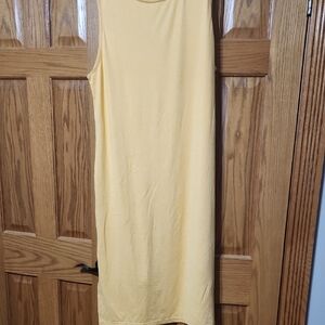 Sleeveless Yellow Dress